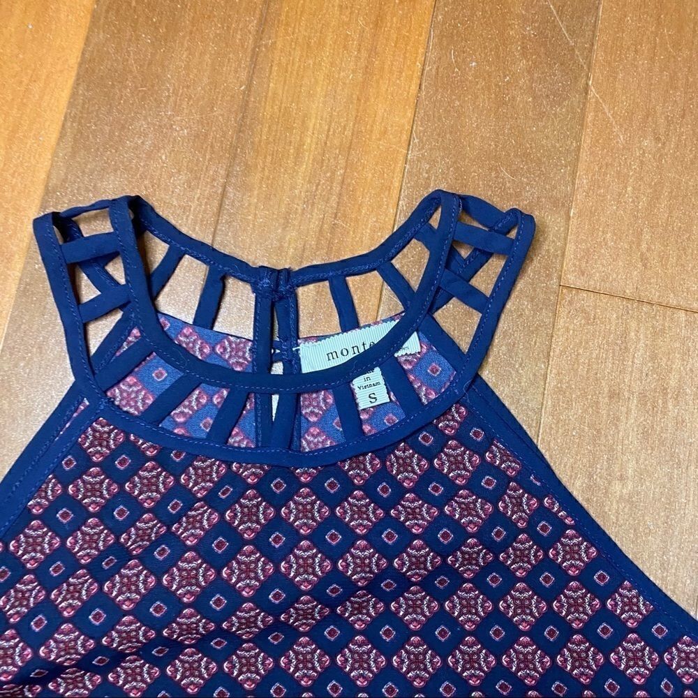 Monteau Cage Neck Tank Small - Picture 5 of 6